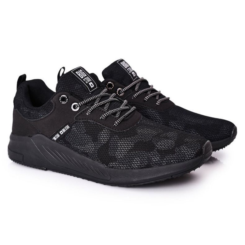 Calzado deportivo para hombre Memory Foam Big Star HH174141 Negro Calzado deportivo para hombre Memory Foam Big Star HH174141 Negro