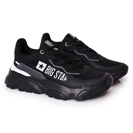 Zapatos Deportivos para Hombre Memory Foam Big Star HH174209 Negro-Azul