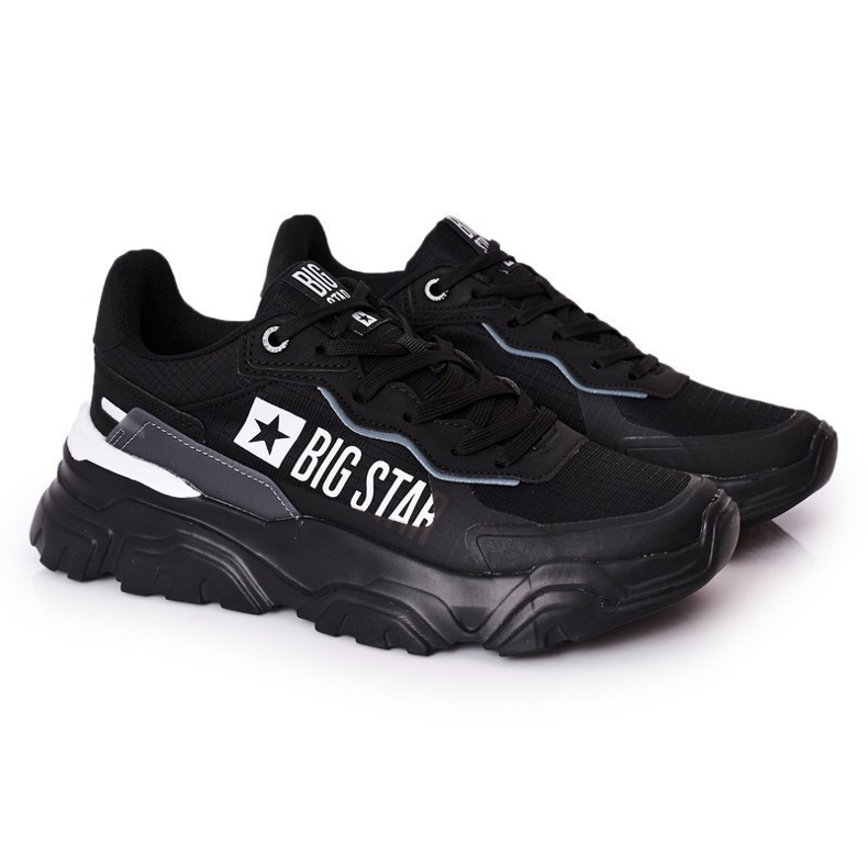 Zapatos Deportivos para Hombre Memory Foam Big Star HH174209 Negro-Azul Zapatos Deportivos para Hombre Memory Foam Big Star HH174209 Negro-Azul