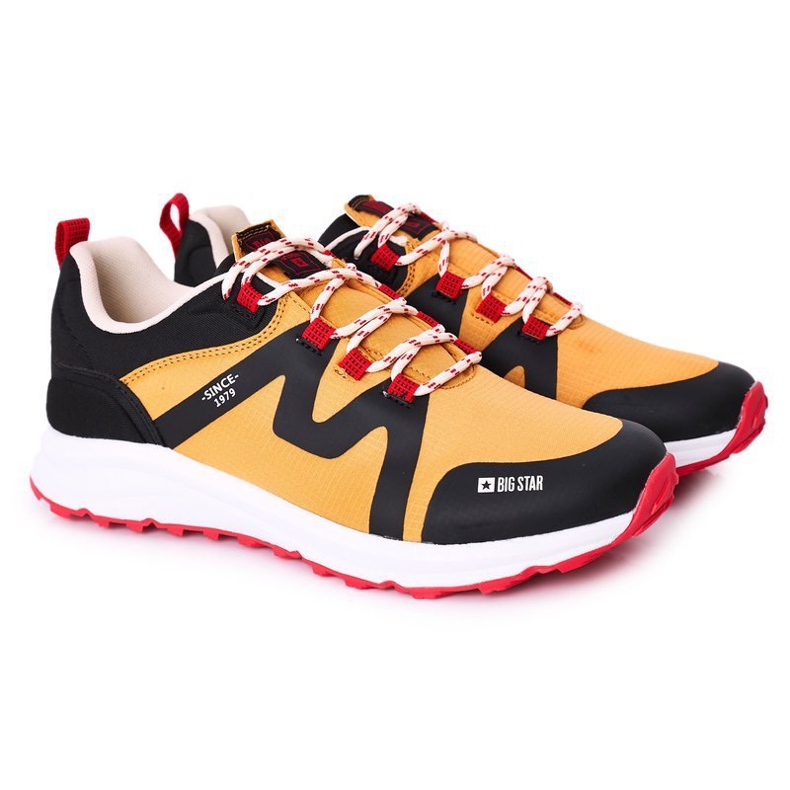 Calzado deportivo para hombre Memory Foam Big Star HH174087 Camel naranja Calzado deportivo para hombre Memory Foam Big Star HH174087 Camel naranja