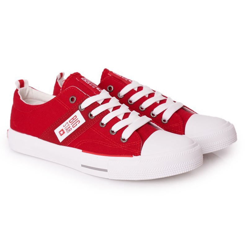 Zapatos deportivos Big Star HH174040 Rojos para hombre blanco