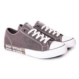 Zapatos deportivos Big Star grises para hombre HH174049
