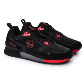 Calzado deportivo para hombre Memory Foam Big Star HH174241 Negro
