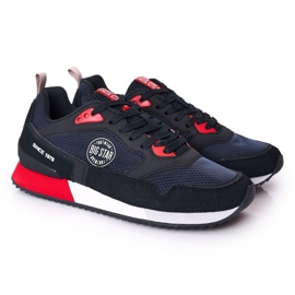 Calzado deportivo para hombre Memory Foam Big Star HH174240 Azul marino