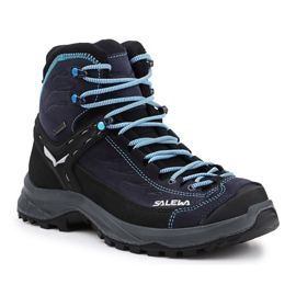 Zapatillas de senderismo Salewa Ws Mid Gtx W 61342-2242 negro azul marino