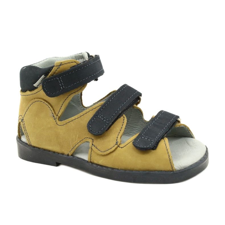 Mazurek Sandalias de cuero High Preventive 291 Naranja gris