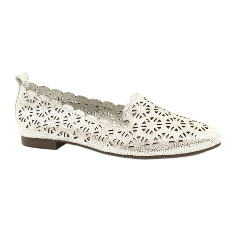 Bailarinas caladas plateadas Filippo DP2039 SI plata gris