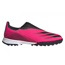 Botas de fútbol Adidas X Ghosted.3 Ll Tf Jr FY7293 multicolor rosado