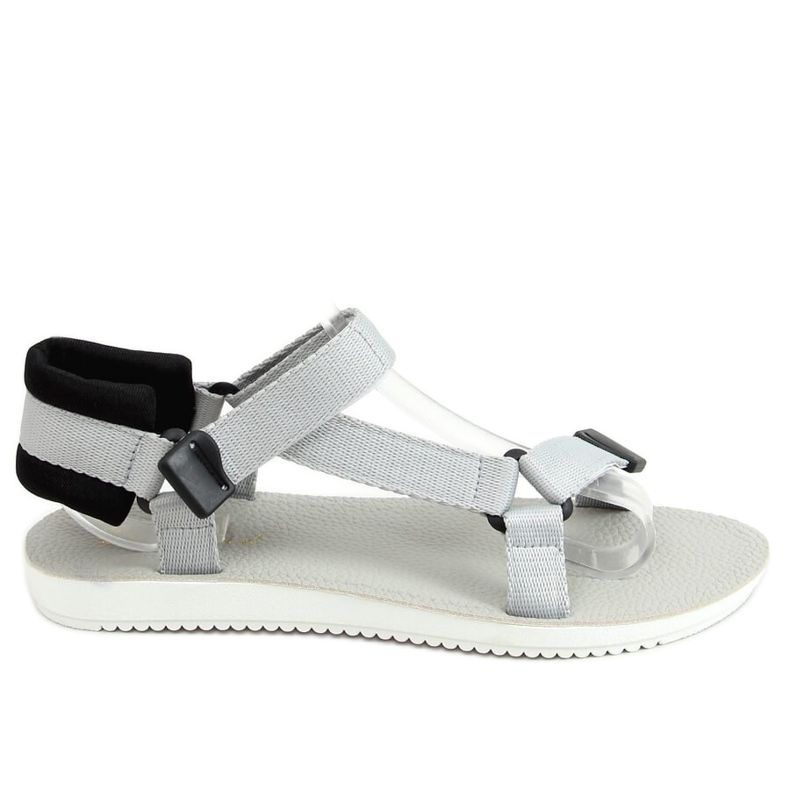 Sandalias deportivas Grey N-67 Grey Velcro gris