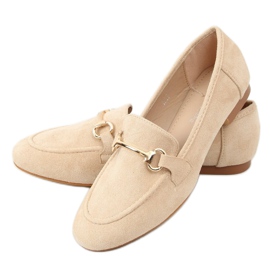 Mocasines de mujer beige T391P Beige