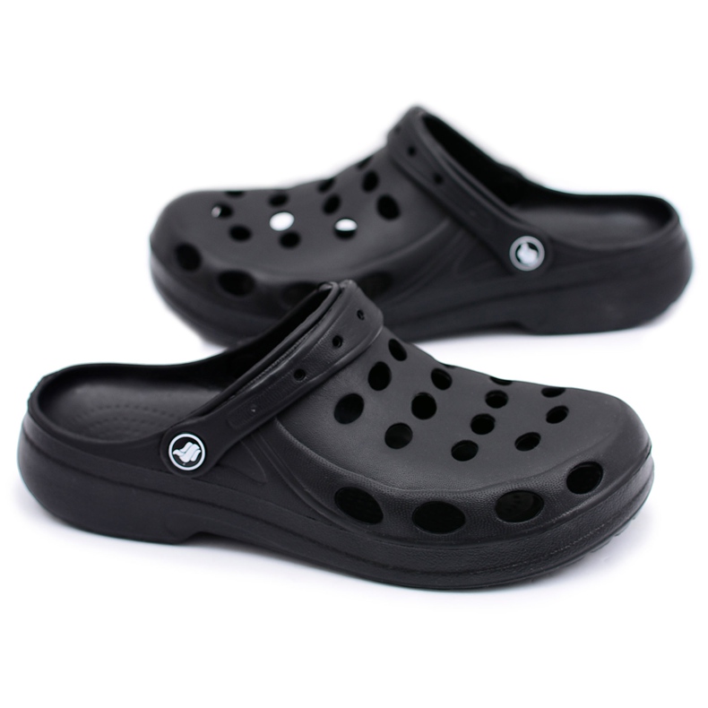Flameshoes Sandalias Hombre Negras Kroks negro
