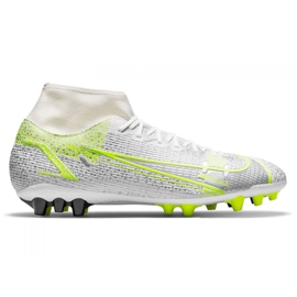 Zapatillas de fútbol Nike Superfly 8 Academy Ag M CV0842-107 plata, blanco plata
