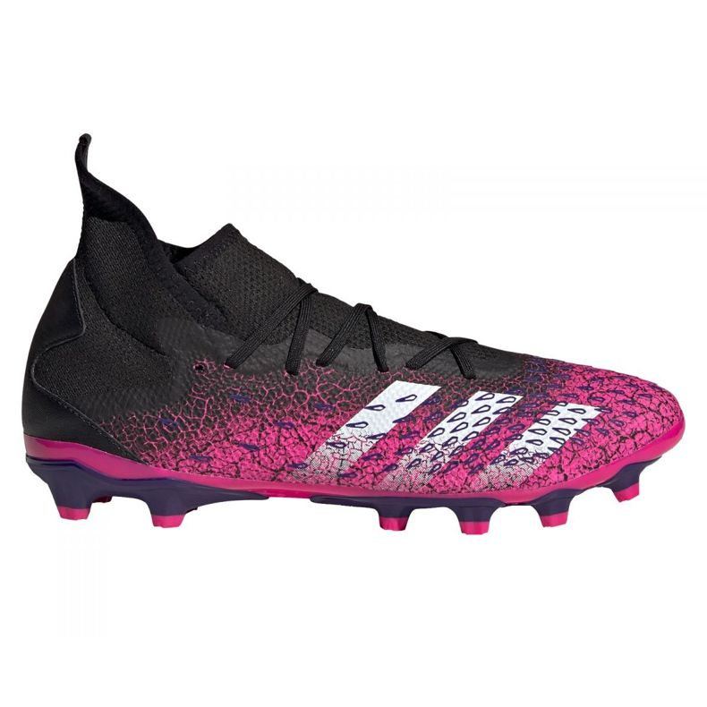 Botas de fútbol adidas Predator Freak.3 Mg M FW7515 grafito, negro, violeta negro Botas de fútbol adidas Predator Freak.3 Mg M FW7515 grafito, negro, violeta negro