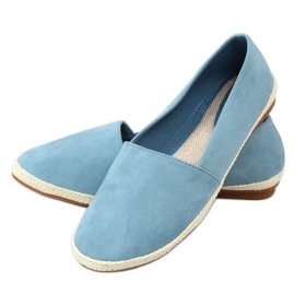 Zapatillas alpargatas azules 7870 Azul
