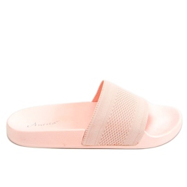 Pantuflas punto rosa MU-5 Nude