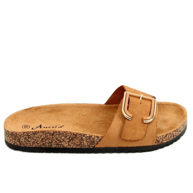 Camel N-111 Pantuflas de corcho camel marrón