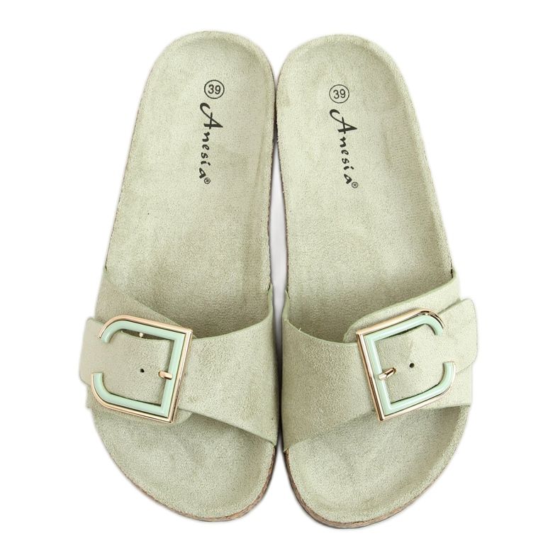 Pantuflas de corcho Celadon N-111 Verde Pantuflas de corcho Celadon N-111 Verde