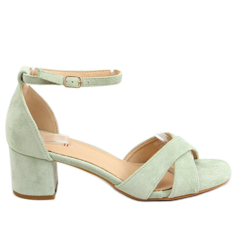 Sandalias de tacón aguamarina 8832 Verde