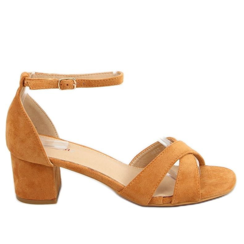 Sandalias tacones camel 8832 Camel marrón