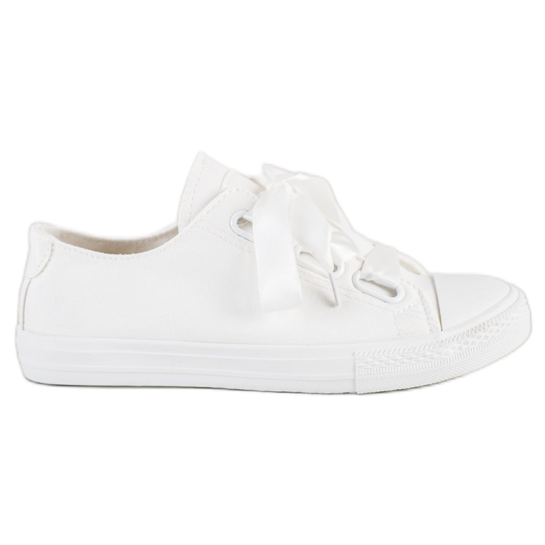 SHELOVET Zapatillas de deporte atadas con estilo blanco SHELOVET Zapatillas de deporte atadas con estilo blanco