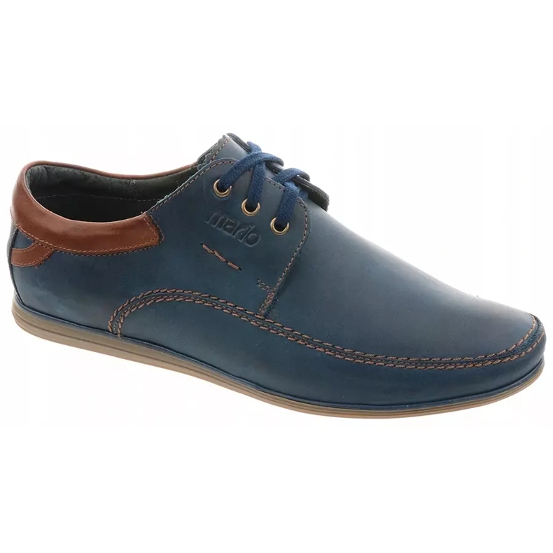 Mario Pala Zapato piel hombre 594 azul marino
