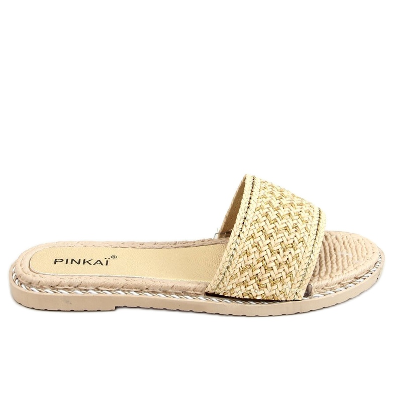 Pantuflas de mujer beige LS002 Beige