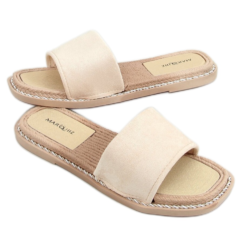 Pantuflas mujer ante beige 1096 Beige