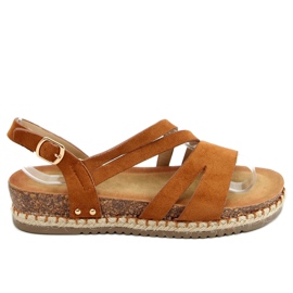 Sandalias alpargatas boho camel FD002 Camel marrón Sandalias alpargatas boho camel FD002 Camel marrón