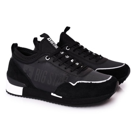 Calzado deportivo para hombre Memory Foam Big Star HH174212 Negro Calzado deportivo para hombre Memory Foam Big Star HH174212 Negro