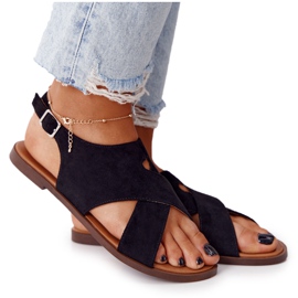 Sandalias ante Sergio Leone SK060 Negro