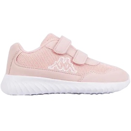 Zapatos infantiles Kappa Cracker Ii K rosa y blanco 260647K 7110