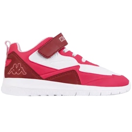 Zapatos para niños Kappa Durban Pr K blanco y rosa 260894PRK 1022
