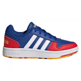 Zapatillas Adidas Hoops 2.0 Jr FY7016 azul marino azul