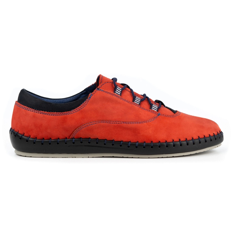 Olivier Zapatos casual hombre 312K rojo nubuck Olivier Zapatos casual hombre 312K rojo nubuck