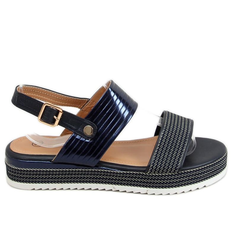Sandalias azul marino para mujer YQ16 Azul