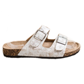 Evento Zapatillas Casual Con Hebilla beige