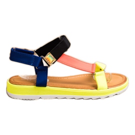 SHELOVET Sandalias de moda con velcro multicolor SHELOVET Sandalias de moda con velcro multicolor