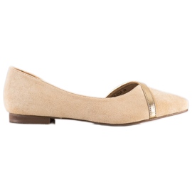 SHELOVET Bailarinas con estilo beige