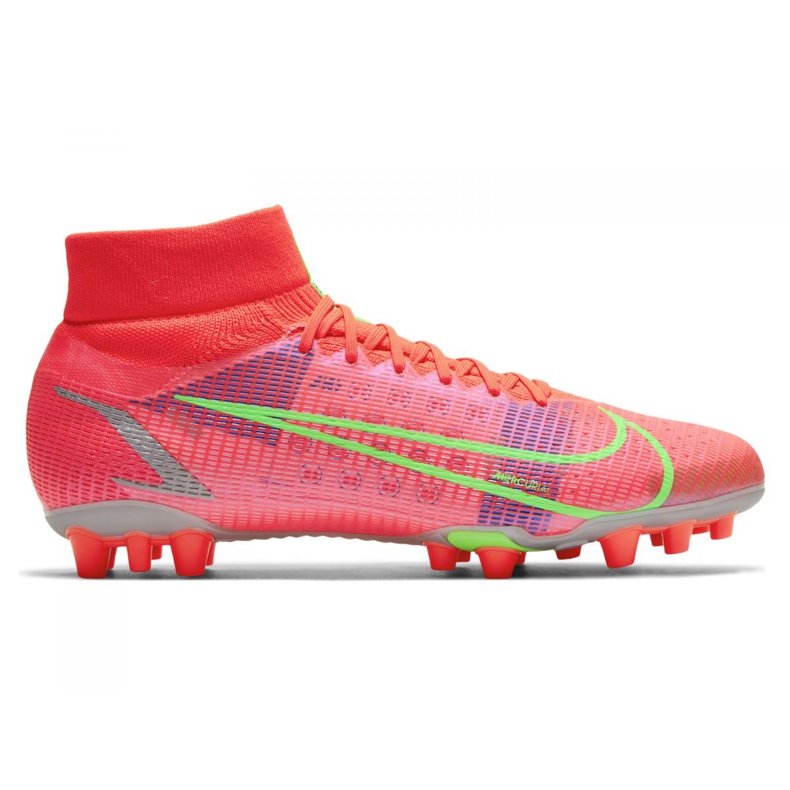 Zapatillas de fútbol Nike Superfly 8 Pro Ag M CV1130-600 coral rojo