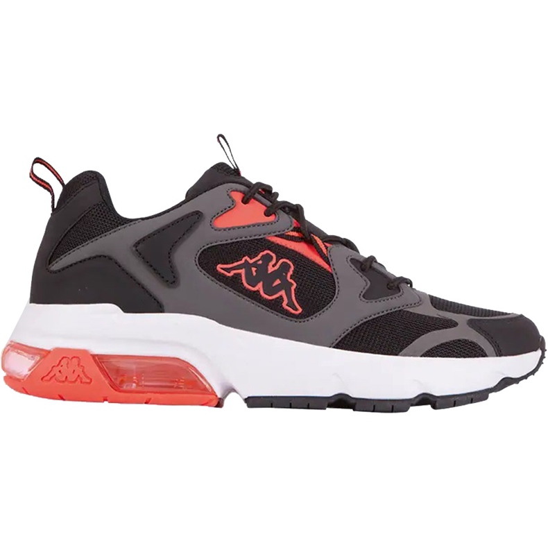 Zapatos Kappa Yero negro-gris-coral 243003 1129 rojo