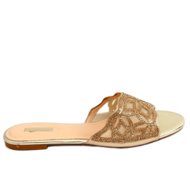 Gold 1BJ-19360 Pantuflas Gold para mujer dorado