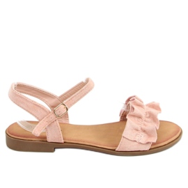 Sandalias de mujer rosa WL1635 Nude