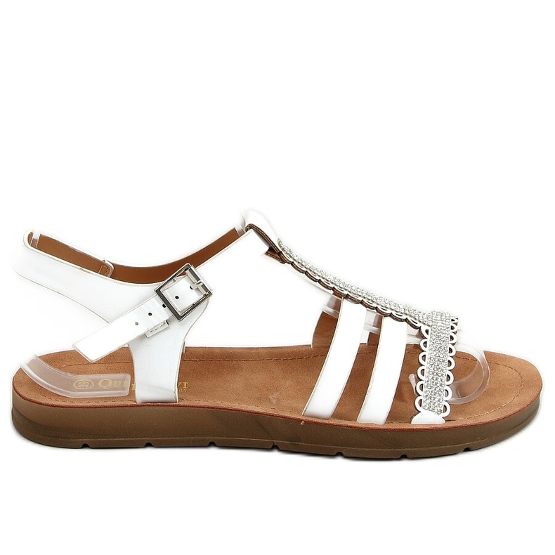 Sandalias de mujer blancas L-375 White blanco