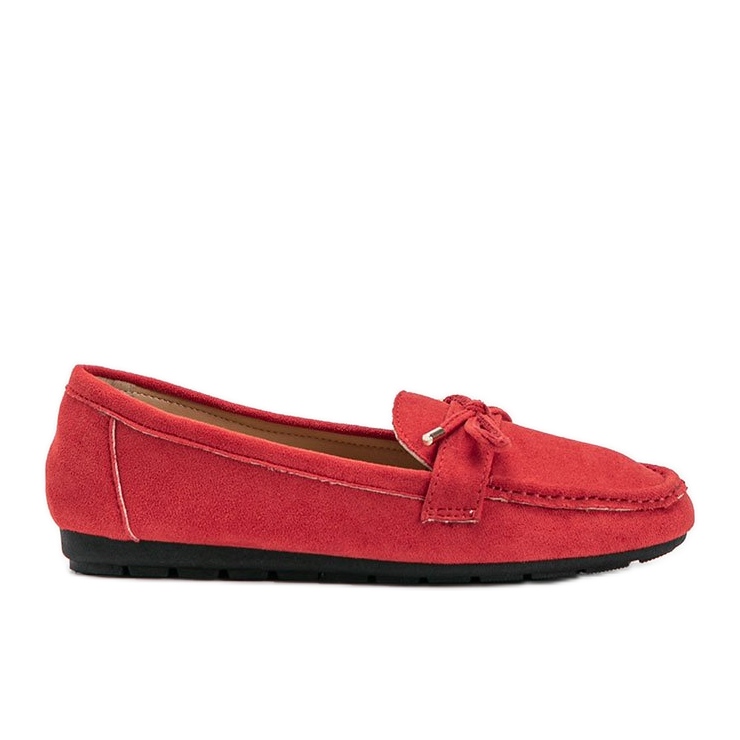 Mocasines rojos con lazo Deonte