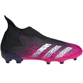 Botas de fútbol adidas Predator Freak.3 Ll Fg Jr FW7529 multicolor rosado