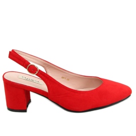 Salón con tacón abierto rojo 9R27 Rojo Salón con tacón abierto rojo 9R27 Rojo