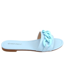 Zapatillas azules con cadena 7857 Azul