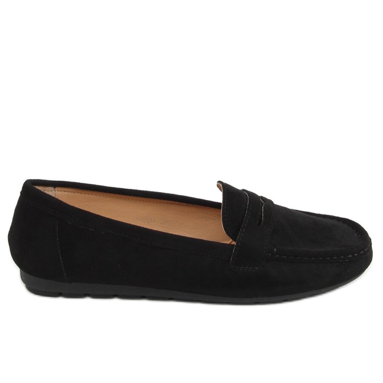 Negro Mocasines de mujer S-980 Black