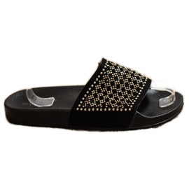 Evento Zapatillas elegantes con adornos negro