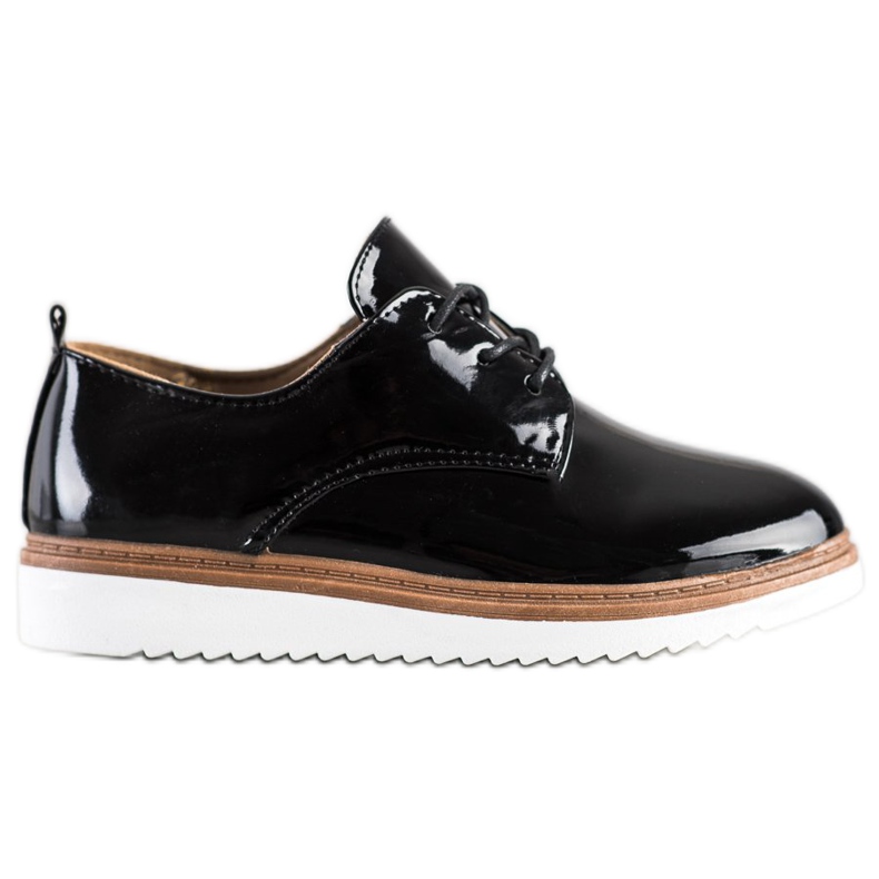 SHELOVET Zapatos lacados negros